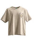 Scorpio Rocketry: Cosmic Lift -  Kısa Kollu Krem Regular T- Shirt