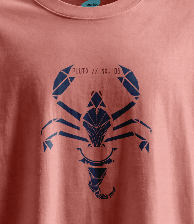 Scorpio Eclipse - Quartz Edition Kısa Kollu Somon Regular T- Shirt