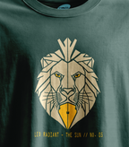 Leo Radiant : Moss Code Edition - Kısa Kollu Yeşil Regular T- Shirt