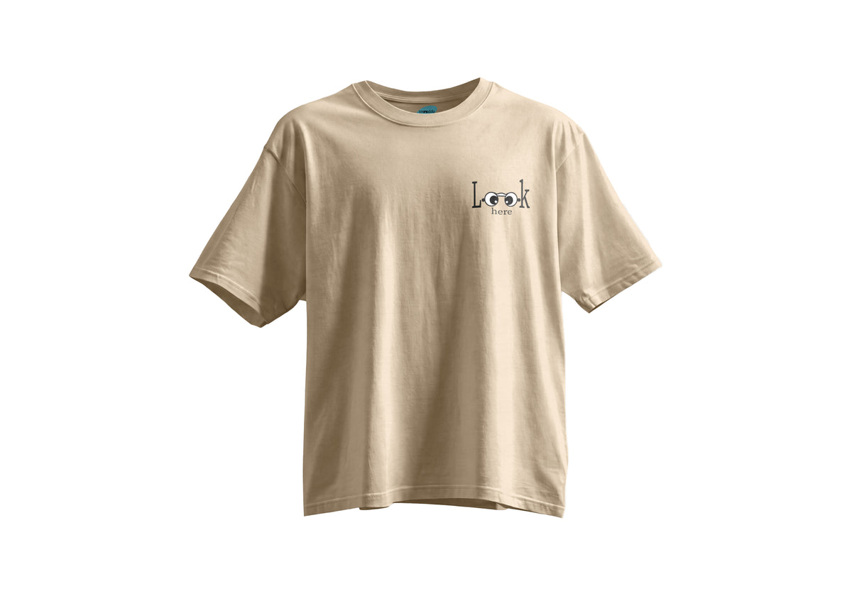 Cosmic Observer- Kısa Kollu Beyaz Regular T- Shirt