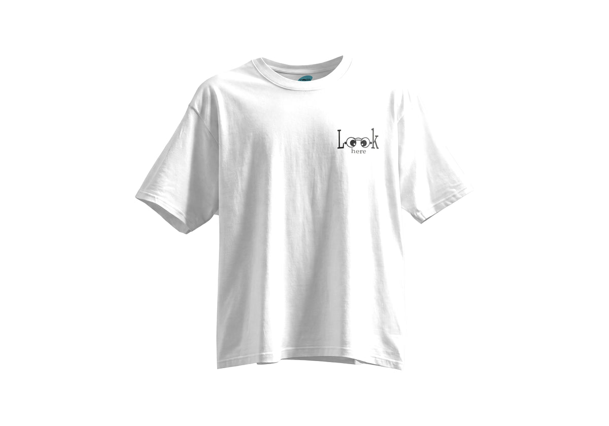 Cosmic Observer- Kısa Kollu Beyaz Regular T- Shirt