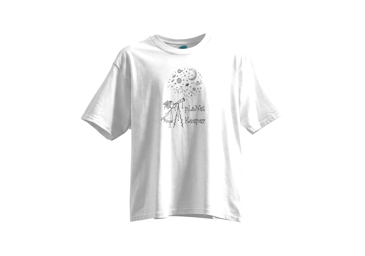 Planet Keeper - Kısa Kollu Mavi Regular T- Shirt