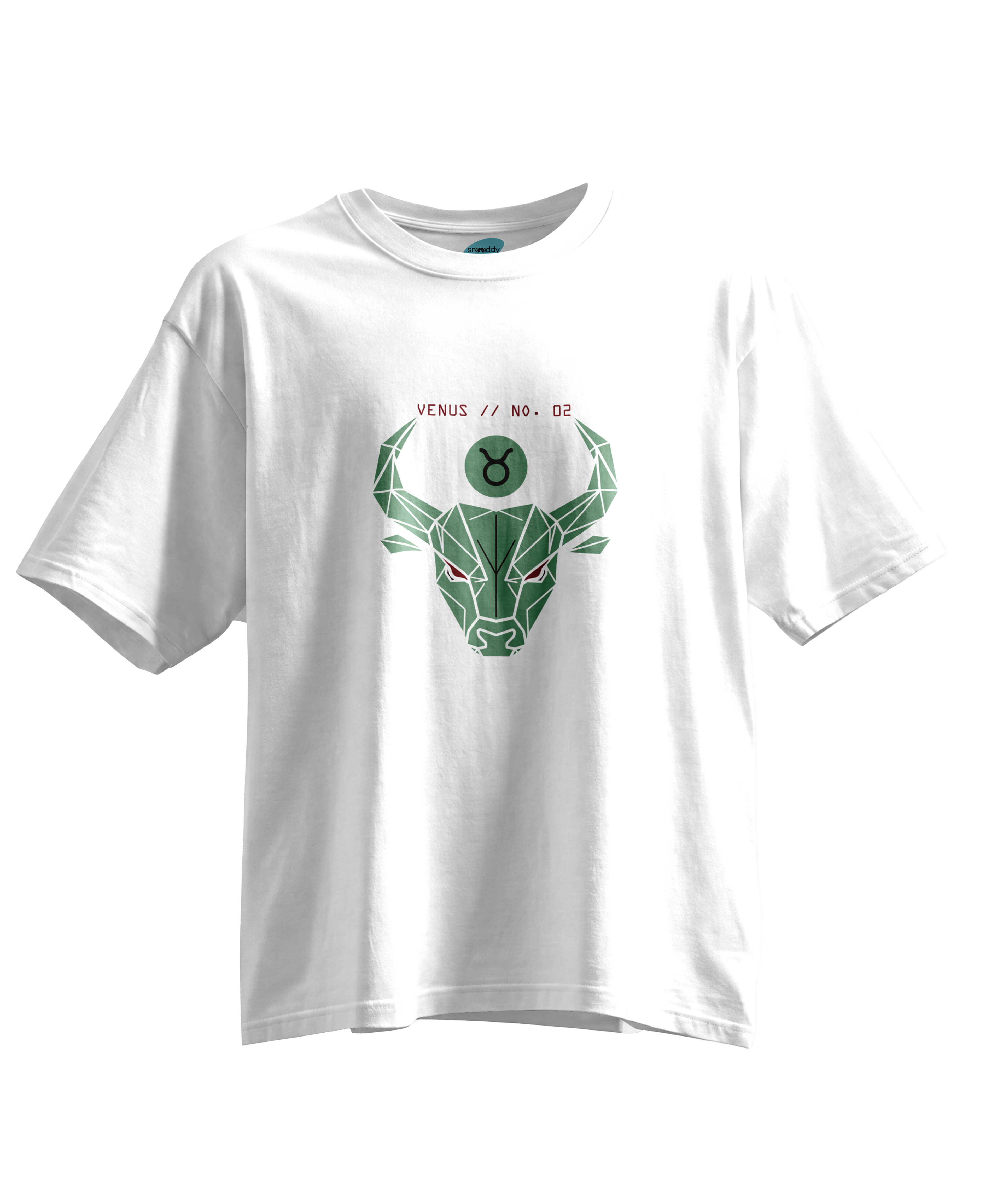 Taurus Curvature - Zero Gravity Edition Kısa Kollu Beyaz Regular T- Shirt