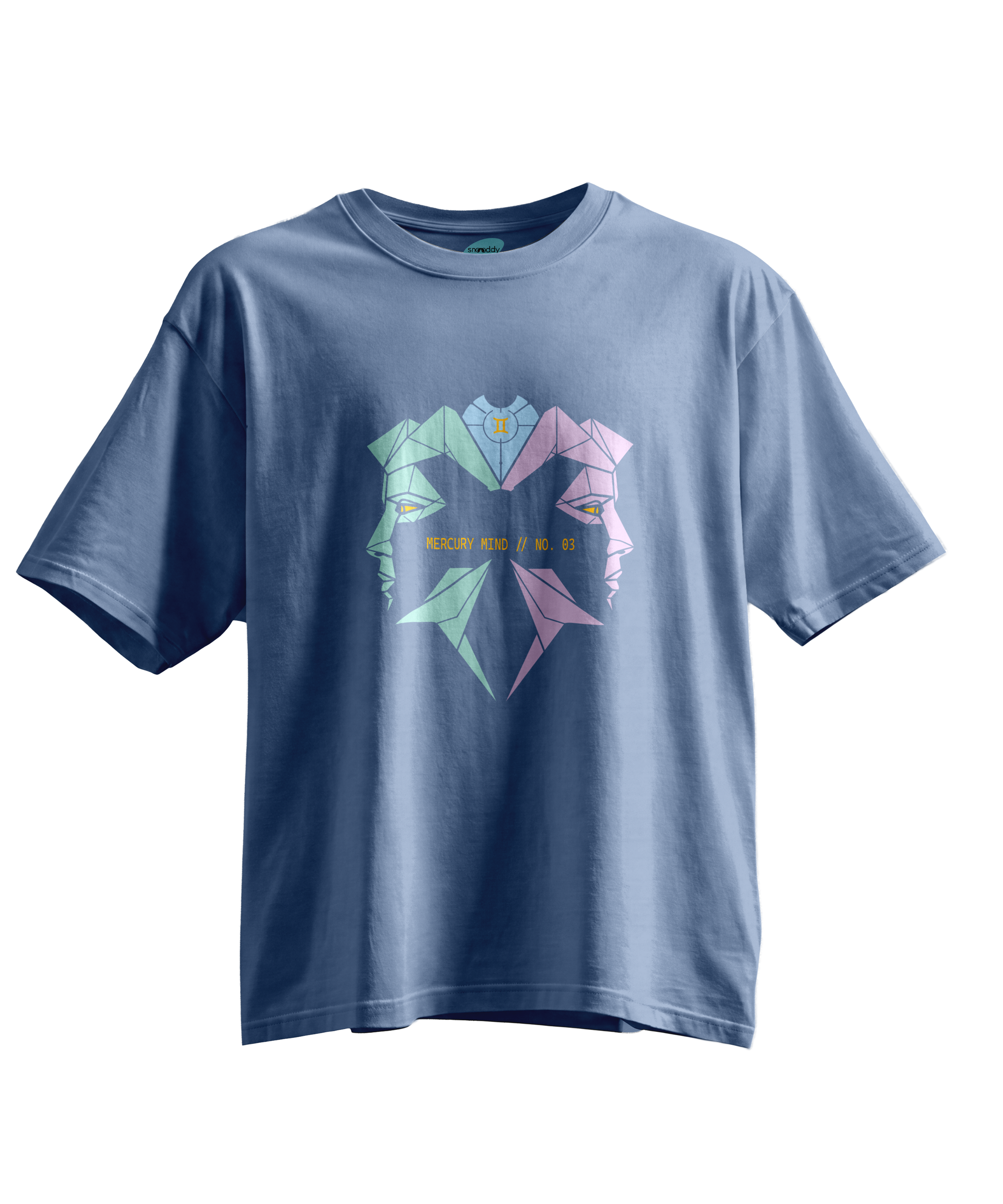 Twin Paradox - Glacier Edition Kısa Kollu Mavi Regular T- Shirt