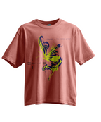 The Dreamer Effect - Kısa Kollu Somon Regular T- Shirt