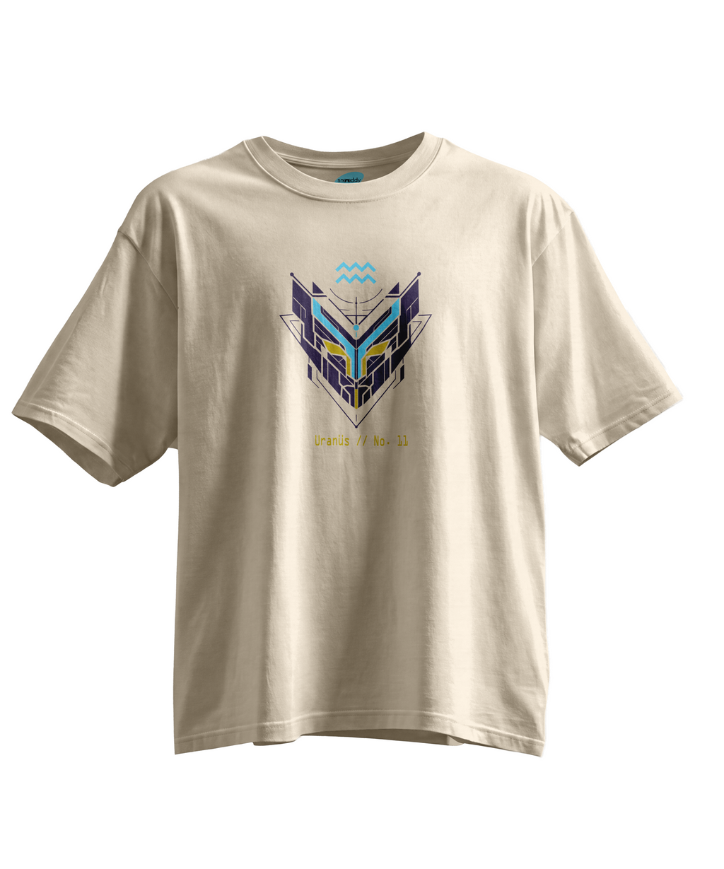 Aquarius Wave - Alabaster Edition Kısa Kollu Krem Regular T- Shirt