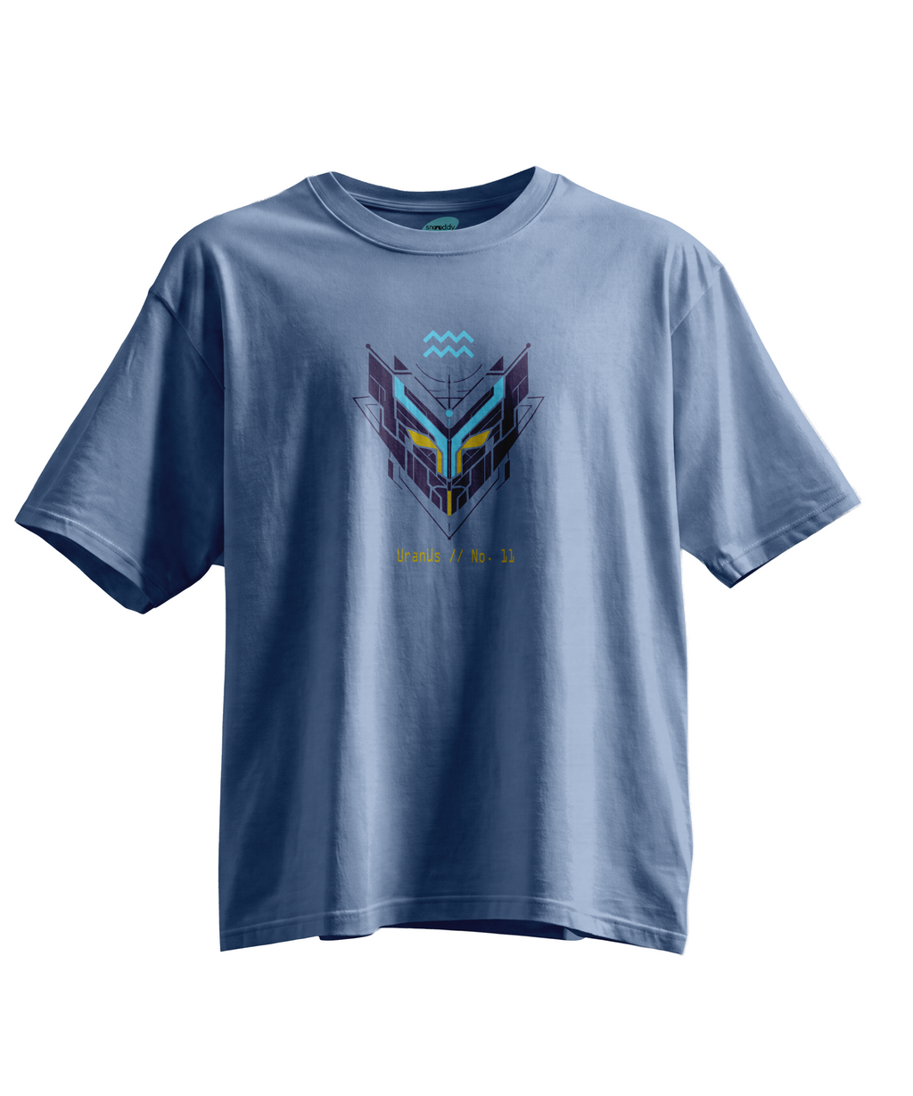 Aquarius Wave - Glacier Edition Kısa Kollu Mavi Regular T- Shirt