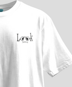 Cosmic Observer- Kısa Kollu Beyaz Regular T- Shirt