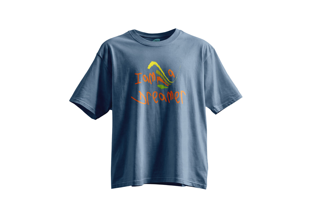 Cosmic Dreamer - Kısa Kollu Siyah Regular T- Shirt