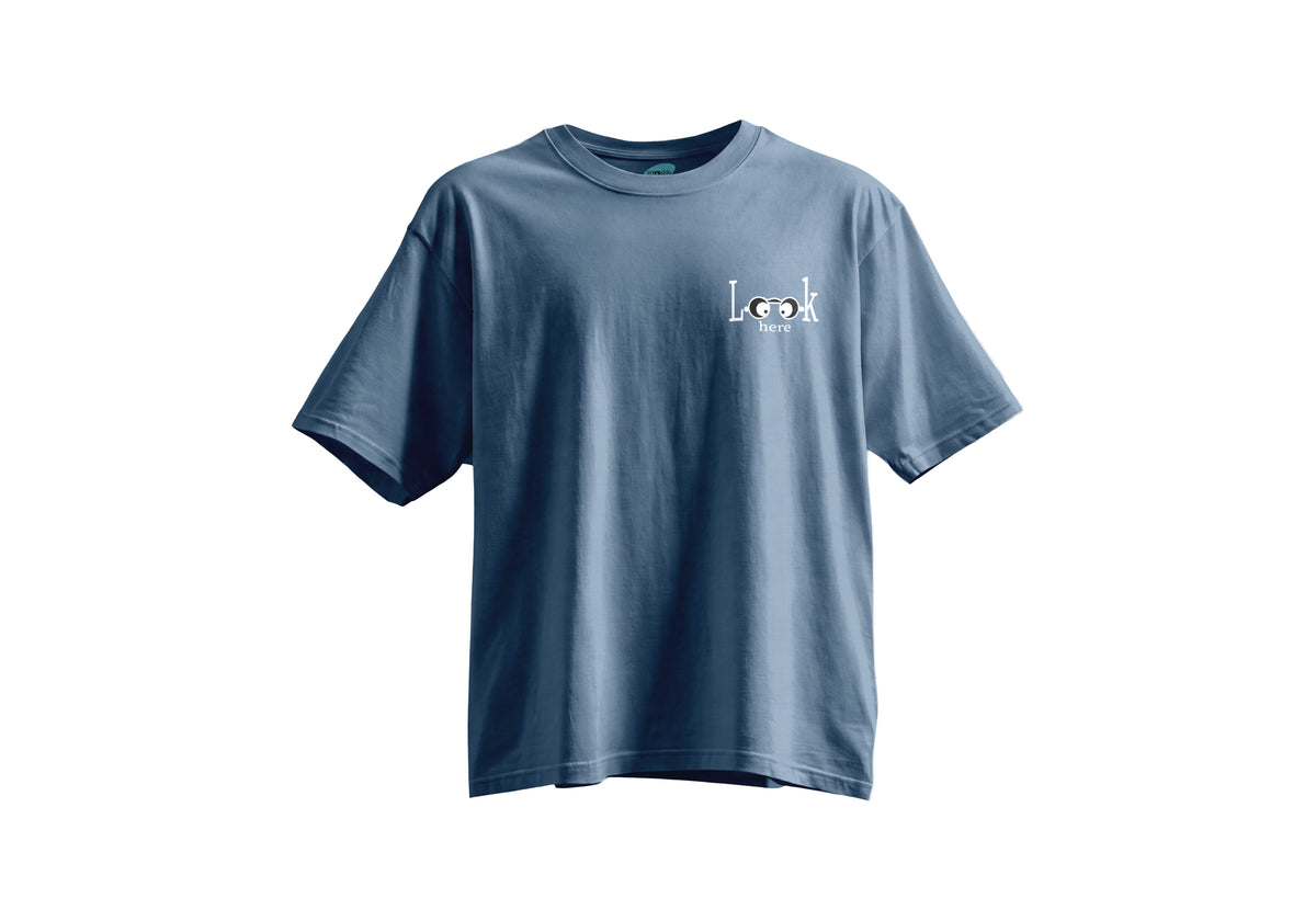 Cosmic Observer- Kısa Kollu Beyaz Regular T- Shirt