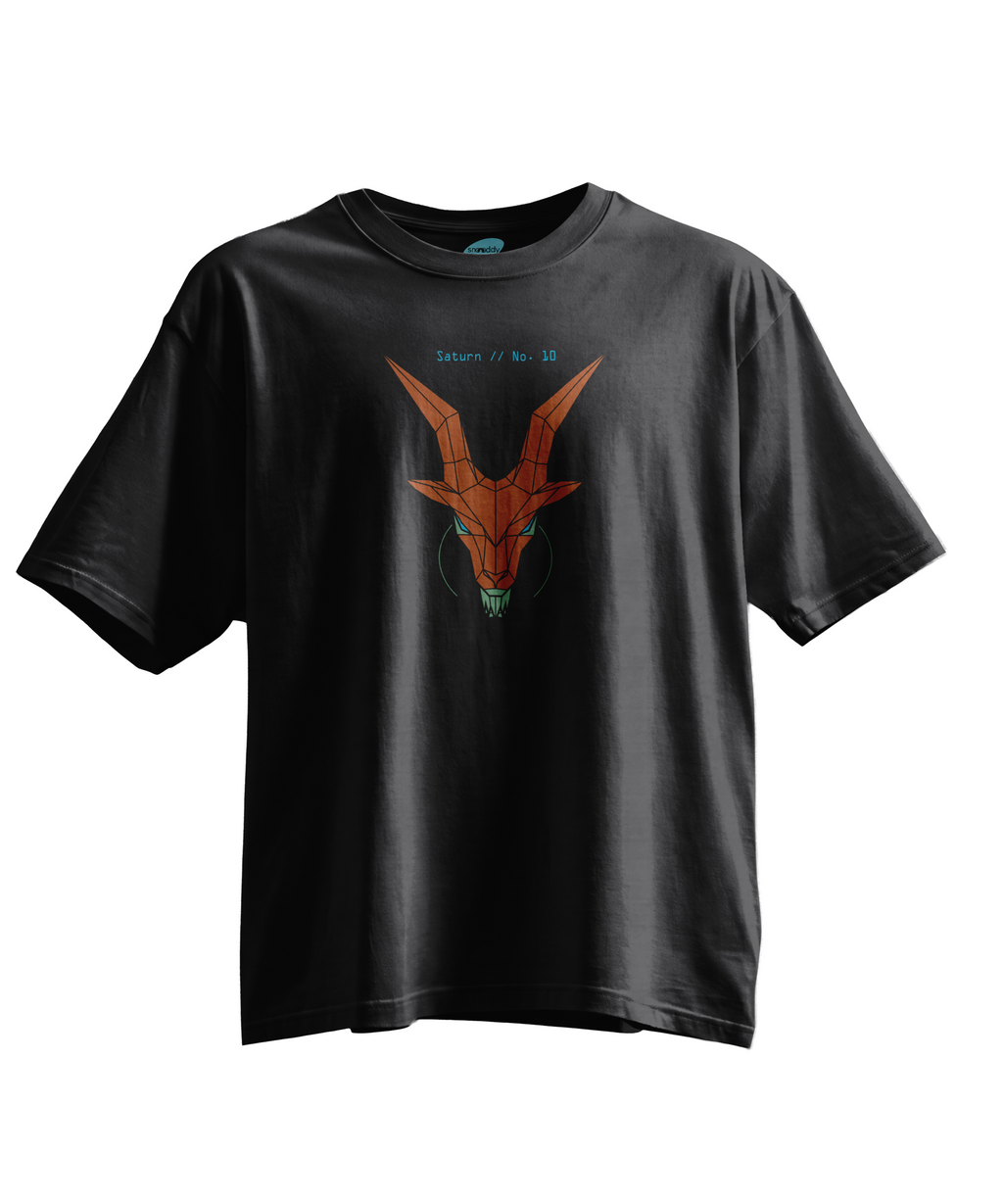 Capricorn Boundary - Dark Matter Edition Kısa Kollu Siyah Regular T- Shirt