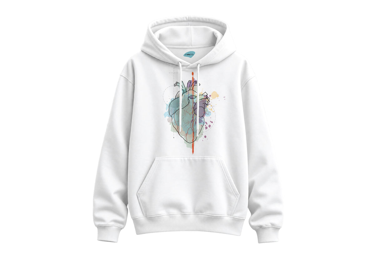 Heartbeat Graphic- Regular Hoodie