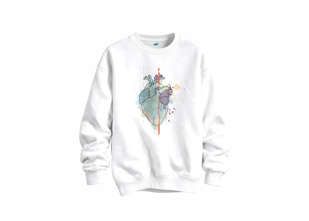 Heartbeat Graphic - Regular Sweatshirt