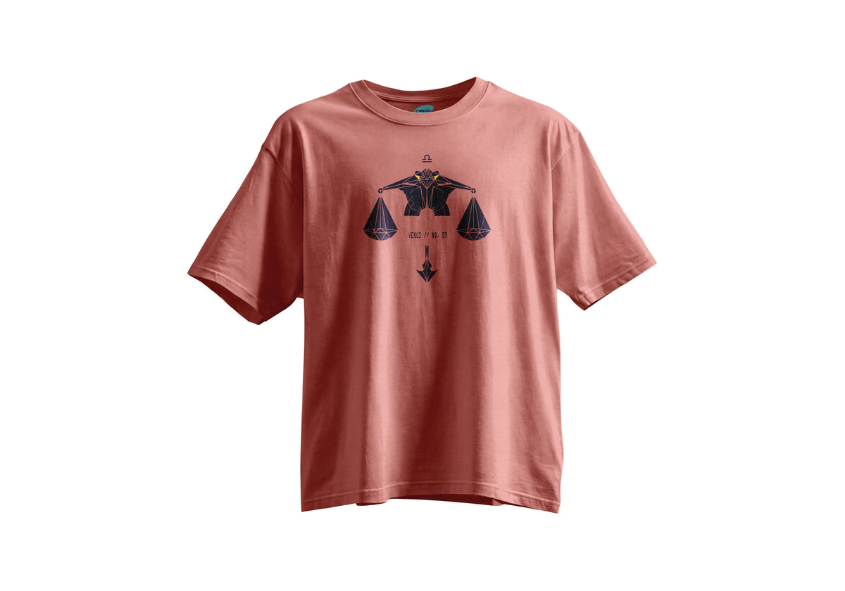 Terazi Burcu Kısa Kollu Regular T- Shirt