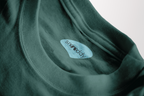 Moss Code - Kısa Kollu Regular Yeşil Basic T- Shirt