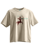 Sagittarius Vector - Alabaster Edition Kısa Kollu Krem Regular T- Shirt