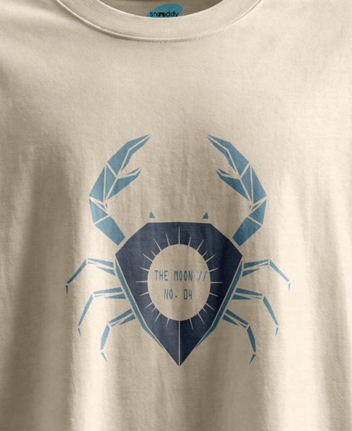 Cancer Horizon - Alabaster Edition Kısa Kollu Krem Regular T- Shirt