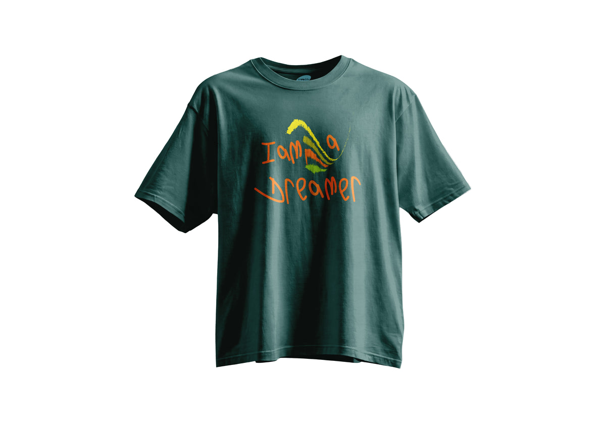 Cosmic Dreamer - Kısa Kollu Siyah Regular T- Shirt